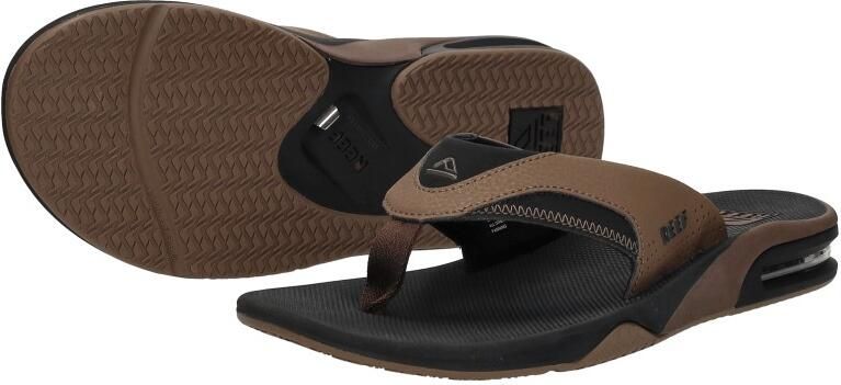 Reef Fanning Zwart Bruin Heren Slippers CI8102 - Foto 7