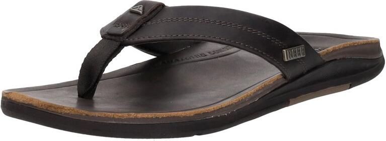 Reef Leather Offshore Heren Teenslippers Cj8554 Kleur Bruin - Foto 7