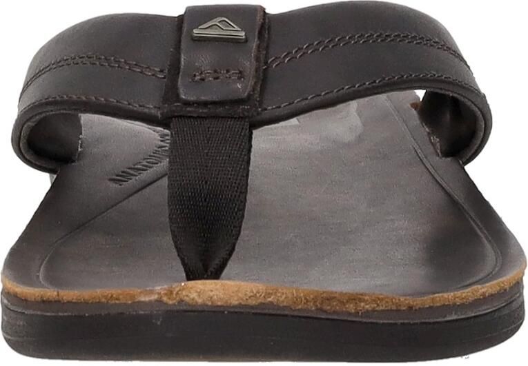 Reef Leather Offshore Heren Teenslippers Cj8554 Kleur Bruin - Foto 5