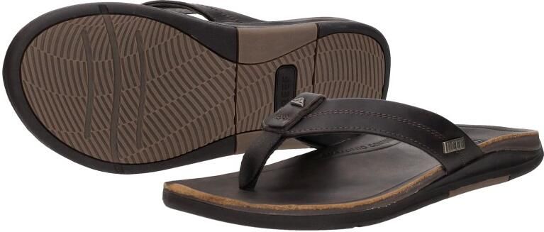 Reef Leather Offshore Heren Teenslippers Cj8554 Kleur Bruin - Foto 6