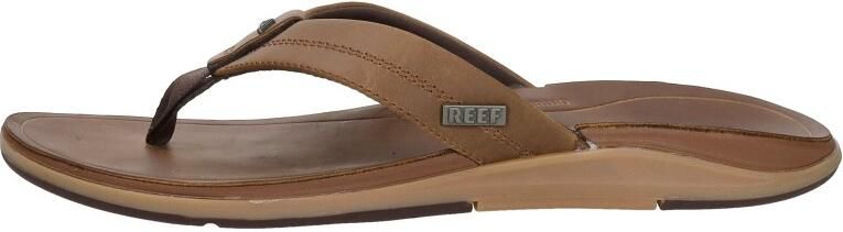 Reef Leather Offshore Heren Teenslippers Cj9057 Kleur Bruin - Foto 3