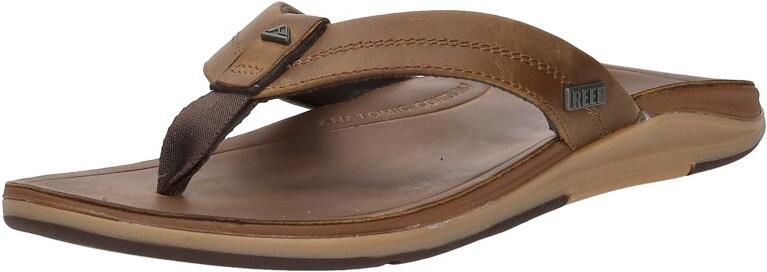 Reef Leather Offshore Heren Teenslippers Cj9057 Kleur Bruin - Foto 7