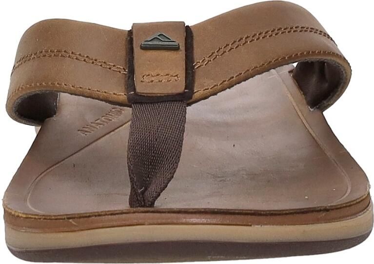 Reef Leather Offshore Heren Teenslippers Cj9057 Kleur Bruin - Foto 5