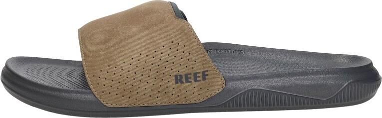 Reef Tailslide Grey Tan Slippers Grijs Bruin Textiel Heren- Grijs Bruin - Foto 3