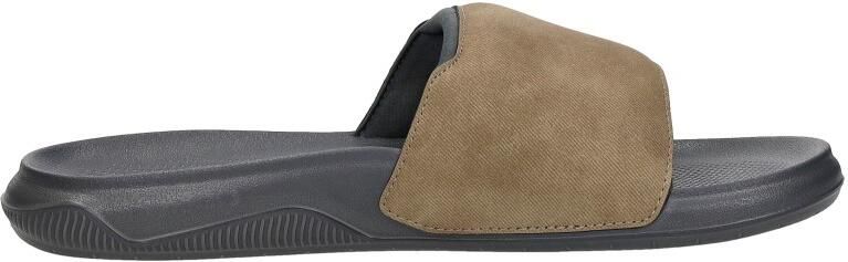 Reef Tailslide Grey Tan Slippers Grijs Bruin Textiel Heren- Grijs Bruin - Foto 8