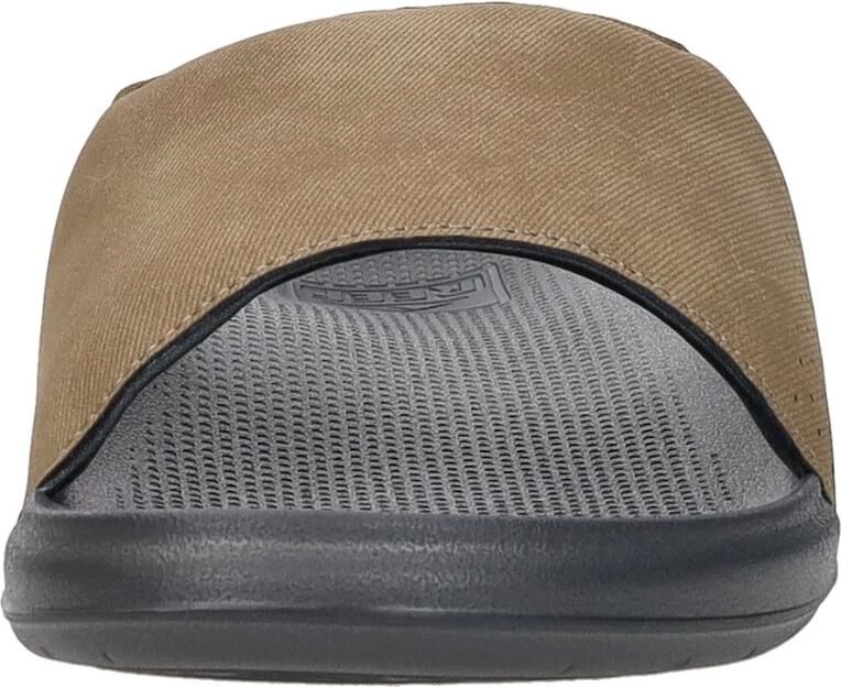 Reef Tailslide Grey Tan Slippers Grijs Bruin Textiel Heren- Grijs Bruin - Foto 4