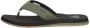 Reef The layback Black Olive Heren Slippers Teenslippers Groen - Thumbnail 3