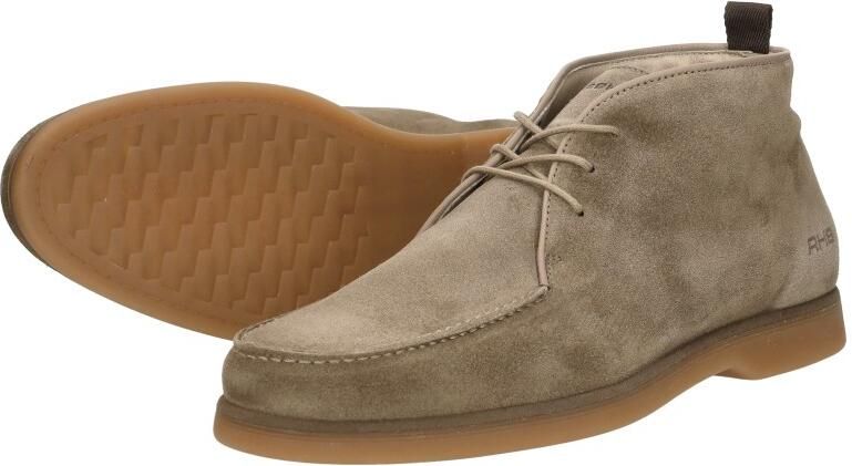 Rehab Collin Suede 4700 Taupe Veterschoenen Taupe Suede Heren Taupe - Foto 9