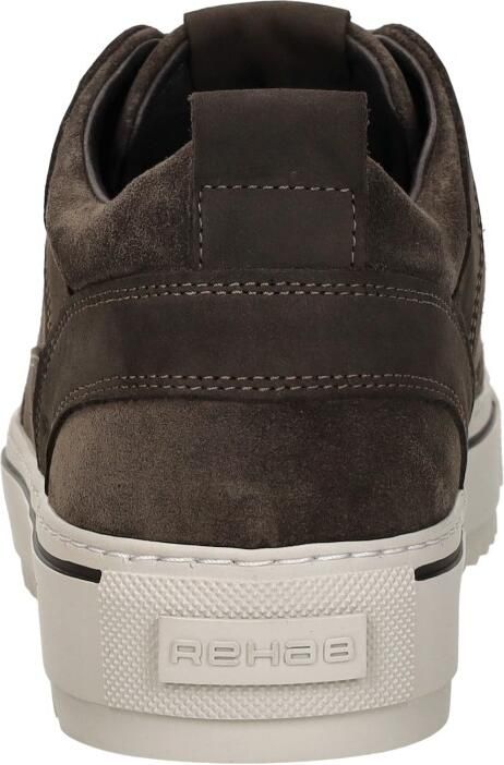 Rehab Creon mix suède sneakers donkerbruin - Foto 7
