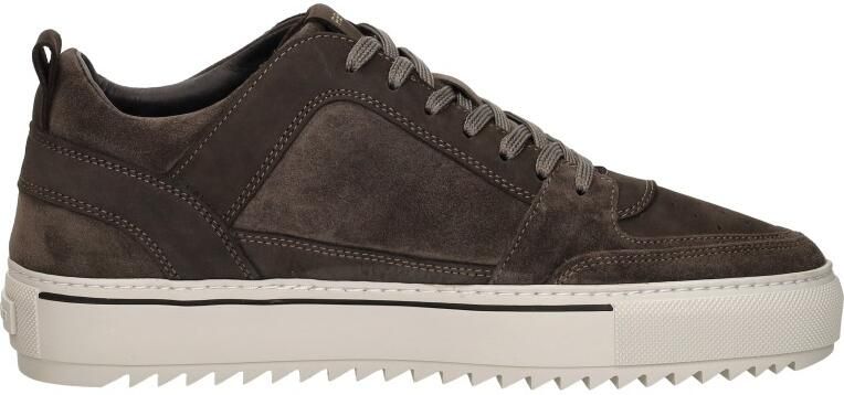 Rehab Creon mix suède sneakers donkerbruin - Foto 10