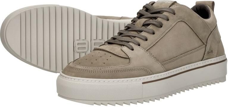 Rehab Creon Nubuck heren sneaker Taupe - Foto 4