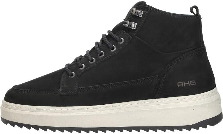 Rehab Rafa Nub Veterschoenen Hoog Zwart