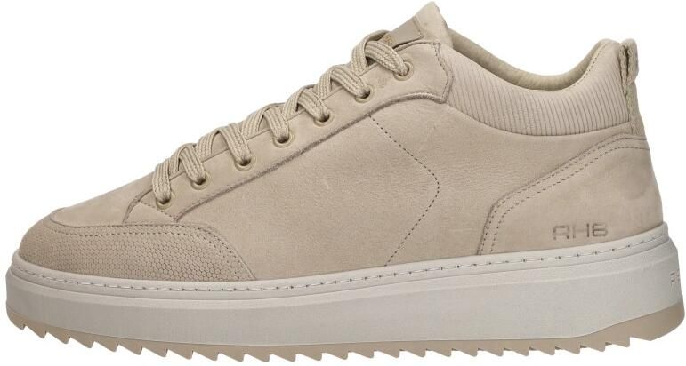 Rehab Russel Nub Sneakers Laag beige - Foto 7