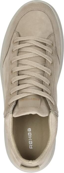 Rehab Russel Nub Sneakers Laag beige - Foto 6