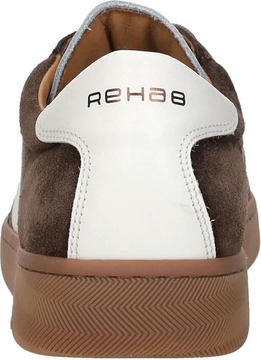 Rehab donkerbruine suède heren sneakers Zack - Foto 6