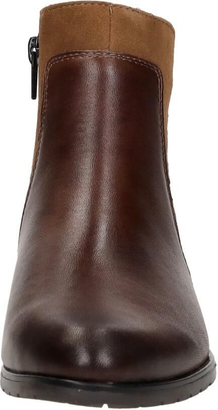 Remonte D6893-22 Enkellaarzen Bruin Leer en Suede Dames Bruin - Foto 3