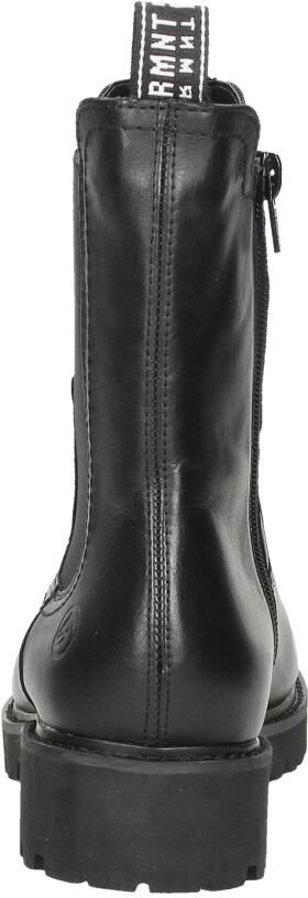 Remonte Zwarte Leren Enkellaarsjes Vrouwen Black Dames - Foto 9