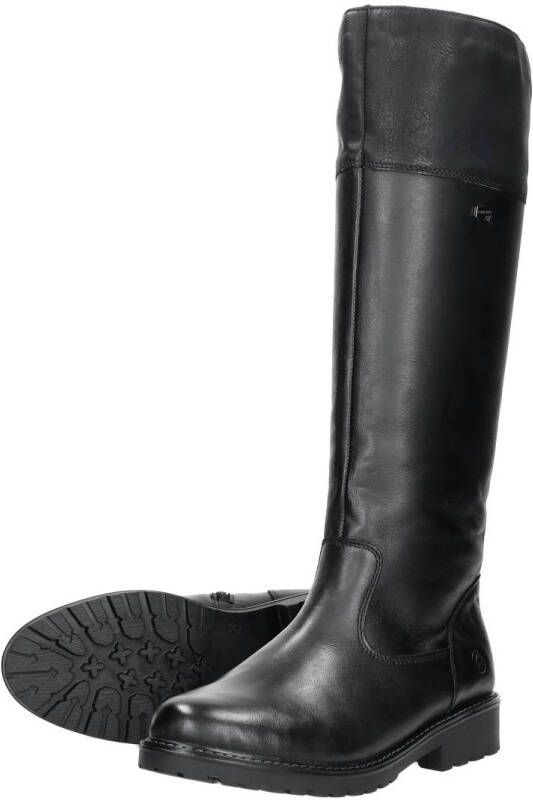 Remonte Stijlvolle Zwarte Lange Hoge Laarzen voor Dames Black Dames - Foto 3