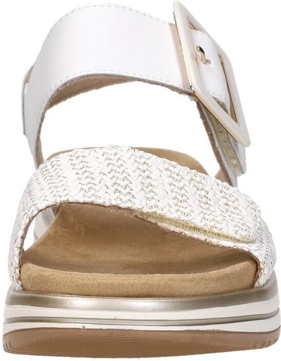 Remonte D1J53-81 Sandalen Wit Leer Dames Wit Goud - Foto 5