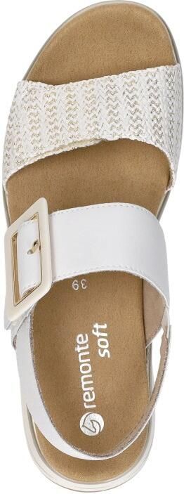 Remonte D1J53-81 Sandalen Wit Leer Dames Wit Goud - Foto 9