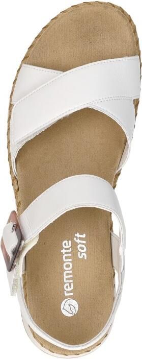 Remonte Sandalen Plat Sandalen Plat Gebroken wit - Foto 9