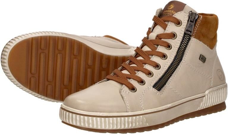 Remonte D0772-62 Veterschoenen Beige en Bruin Leer Beige - Foto 7