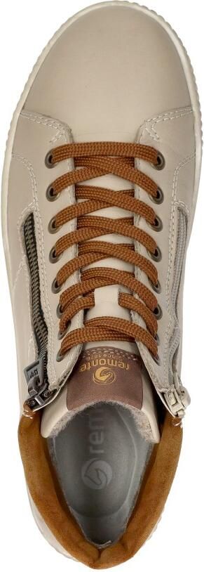 Remonte D0772-62 Veterschoenen Beige en Bruin Leer Beige - Foto 8