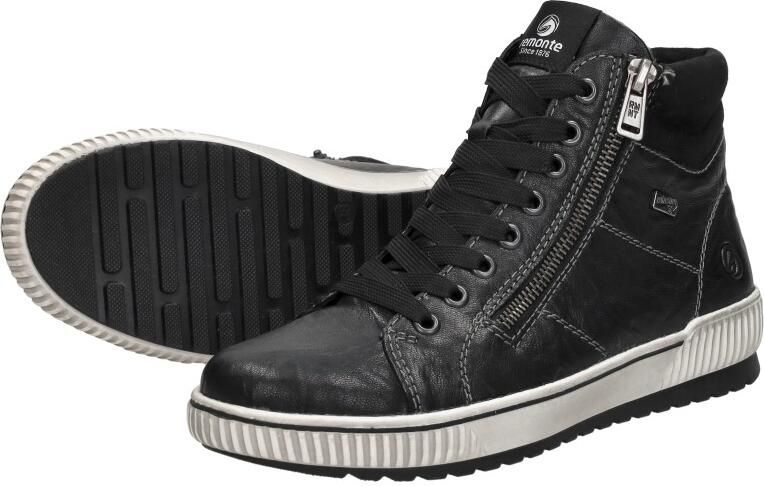 Remonte Veterschoenen platform lace-up ankle boots in crash look - Foto 5