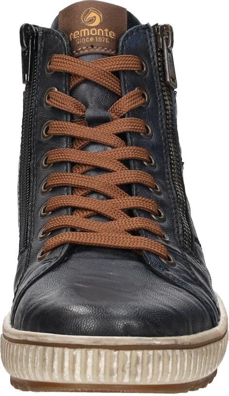 Rieker Remonte Veterboot D0772-16 Blauw Combi Warm Gevoerd - Foto 7