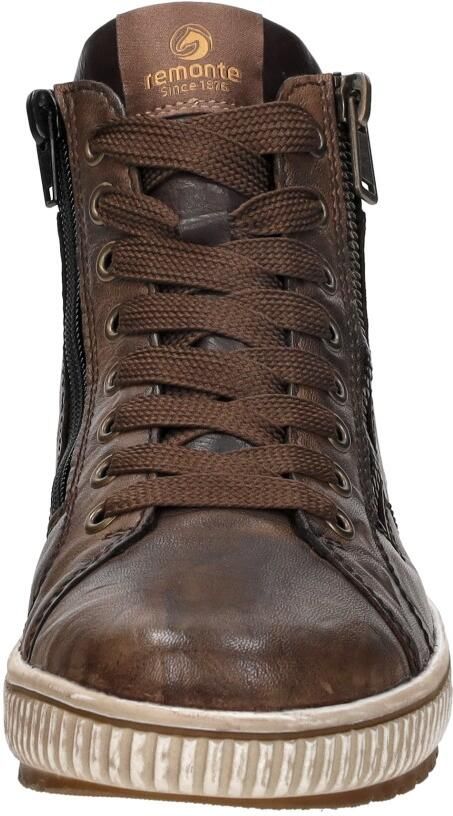 Remonte Veterschoenen platform lace-up ankle boots in crash look - Foto 5