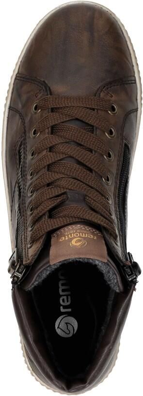 Remonte Veterschoenen platform lace-up ankle boots in crash look - Foto 7