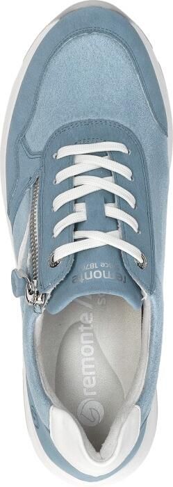 Remonte D1S04-10 Sneakers Blauw Leer en Suede Dames Blauw - Foto 9