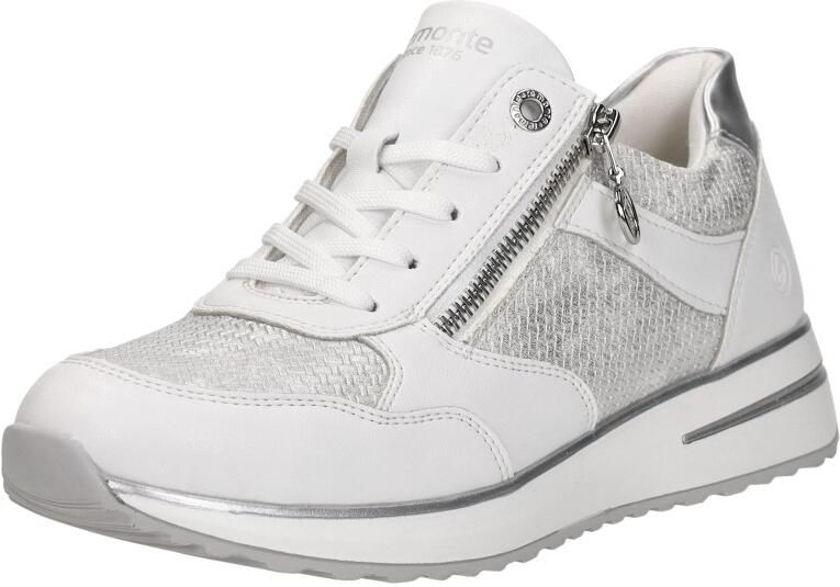 Remonte D1G08-80 Sneakers Wit Zilver Leer Dames Wit - Foto 4