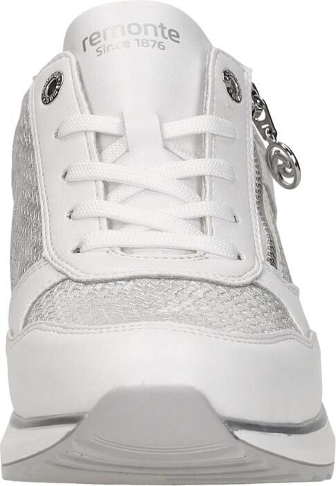 Remonte D1G08-80 Sneakers Wit Zilver Leer Dames Wit - Foto 5
