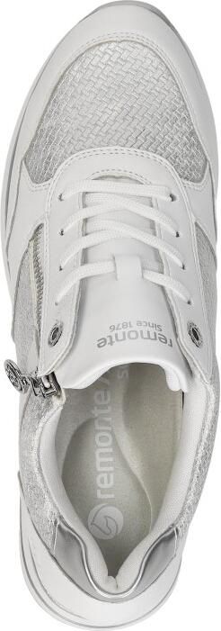 Remonte D1G08-80 Sneakers Wit Zilver Leer Dames Wit - Foto 9