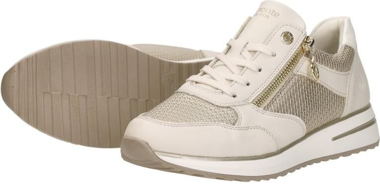 Remonte D1G08-60 Sneakers Beige Leer Dames Beige - Foto 9