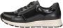 Remonte Zwarte Leren Dames Sneakers Slangenprint Zwart - Thumbnail 2