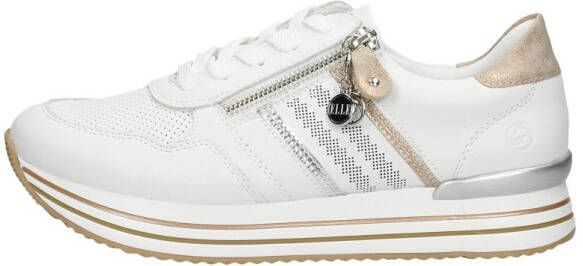 Remonte Plateausneakers ELLE-Collection met modieuze contrastafwerking vrijetijdsschoen halfhoge schoen veterschoen - Foto 7