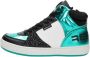 Replay sneakers groen zwart wit Meisjes Imitatieleer 31 - Thumbnail 3