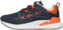 Replay Maze JR-1 sneakers donkerblauw oranje Jongens Textiel 37 - Thumbnail 3