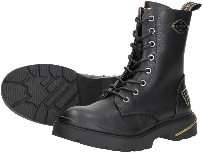 Replay Joplin 15 JL170037S-0006 Zwart Goud - Foto 4