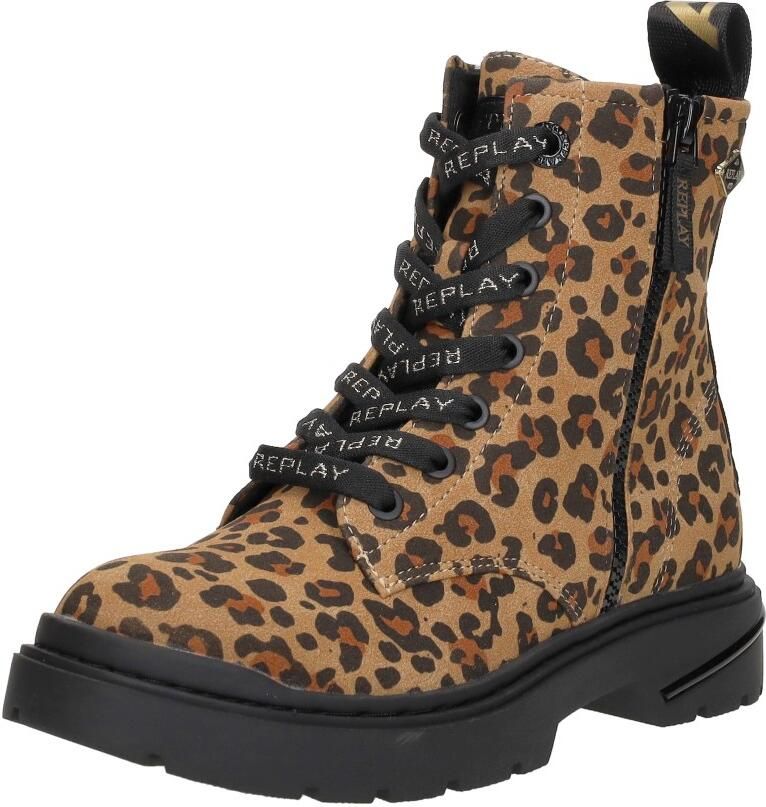 REPLAY Joplin 16D veterboots cognac zwart - Foto 5