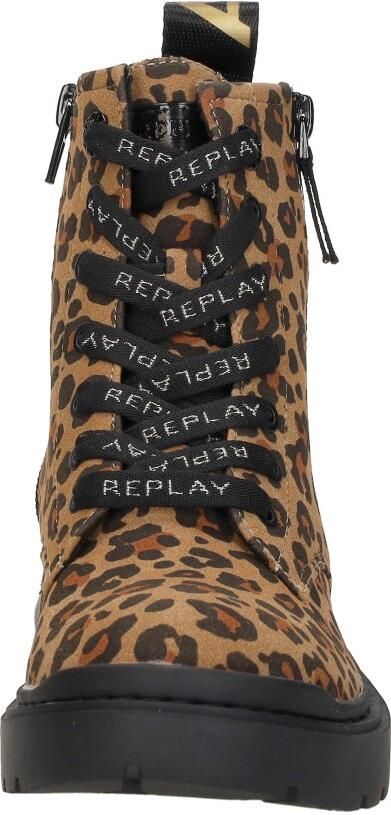 REPLAY Joplin 16D veterboots cognac zwart - Foto 8