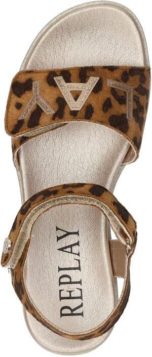 Replay Sandalen JT240020T-1367 Leopard Bruin - Foto 12