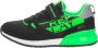Replay Shoot Jr11 Sneakers Jongens Leren Sneaker Zwart - Thumbnail 3