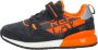 Replay Shoot Jr11 Sneakers Jongens Leren Sneaker Blauw - Thumbnail 2