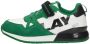 Replay Shoot Jr suède sneakers groen wit Jongens Suede Meerkleurig 32 - Thumbnail 3