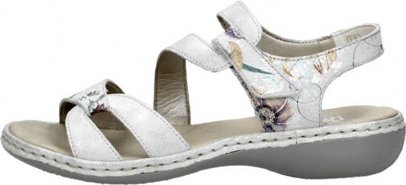 Rieker 658p9-80 Slippers Zilver