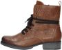 Rieker Bruine Cognackleurige Veterschoen voor Dames Brown Dames - Thumbnail 2