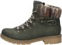 Rieker Veterboots Groen Textiel 172248 Dames - Thumbnail 2